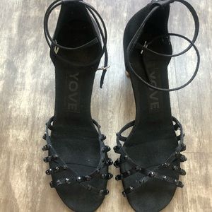 Black Ballroom/Latin Shoes Size 9
